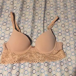 Tan aerie push-up bra